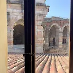 Vista Arena Di E Piazza Bra Appartement